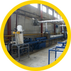Production lines of ACP